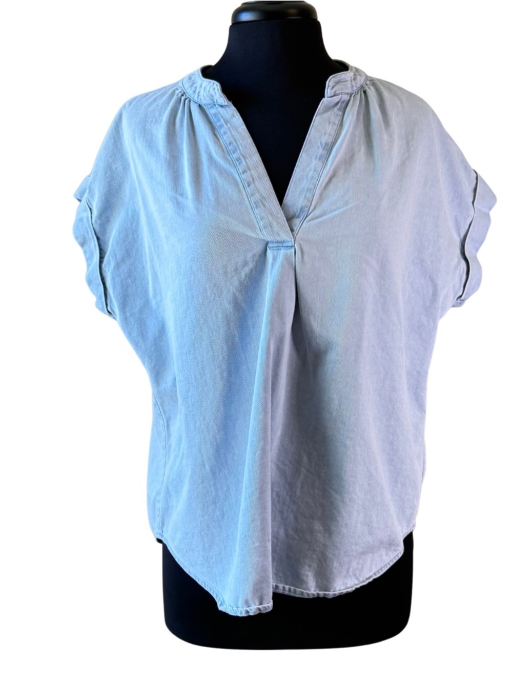 CLOTH & STONE Chambray Sleeveless Too Size XL Blue